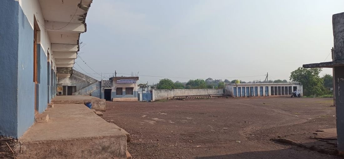 Campus classrooms and courtyard